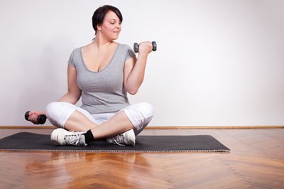 Girl Lifting Weights